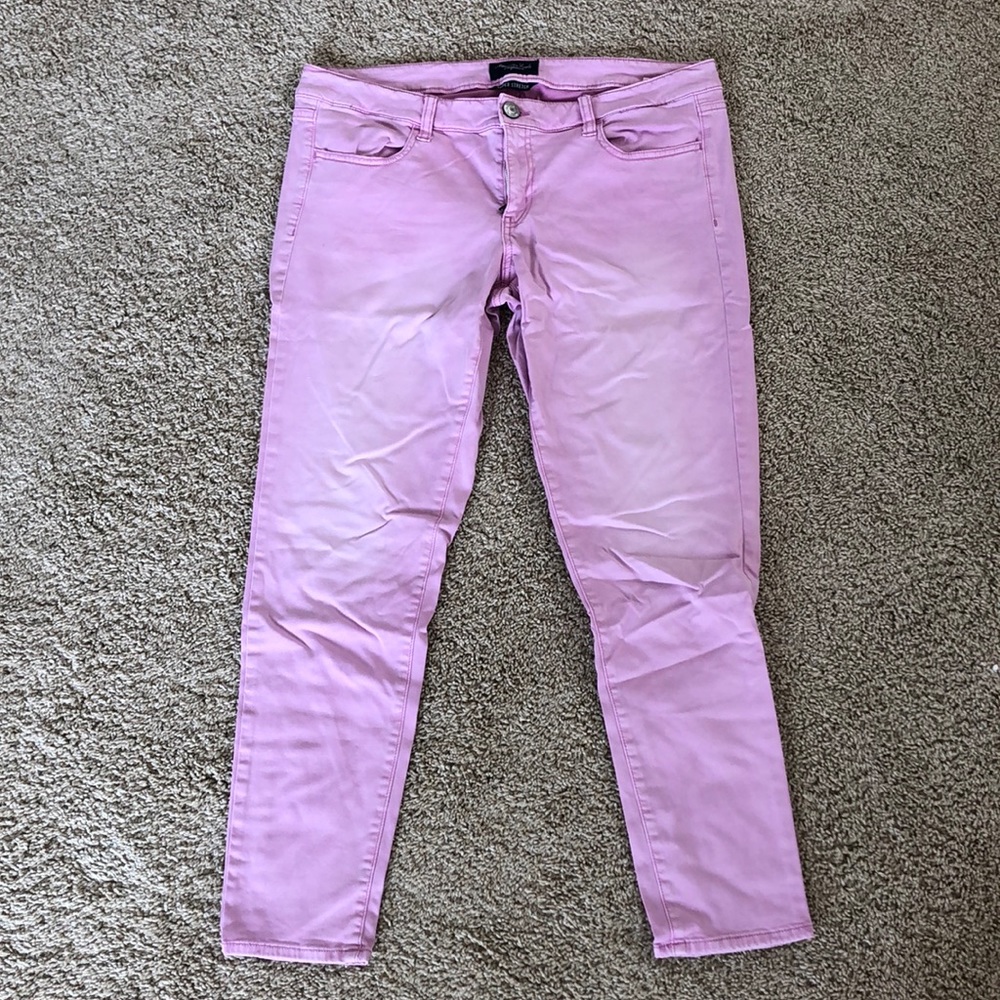 Magenta jeggings